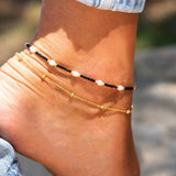 PALMA anklet - black