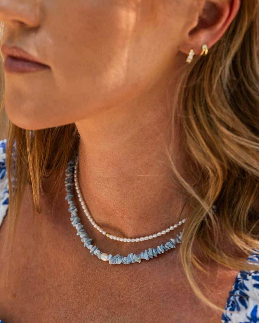 PLAYA Necklace - blue opal