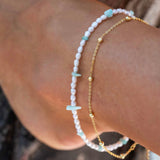 LAYLA anklet - turquoise