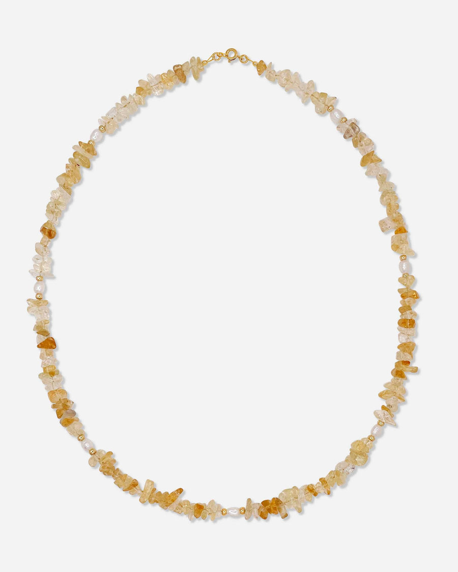 TIERRA necklace - golden yellow