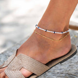 LAYLA anklet - blue