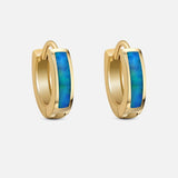 CARLA hoops - turquoise