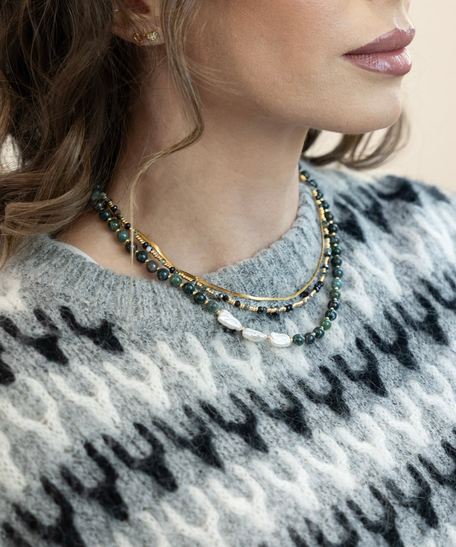DENNI necklace - green