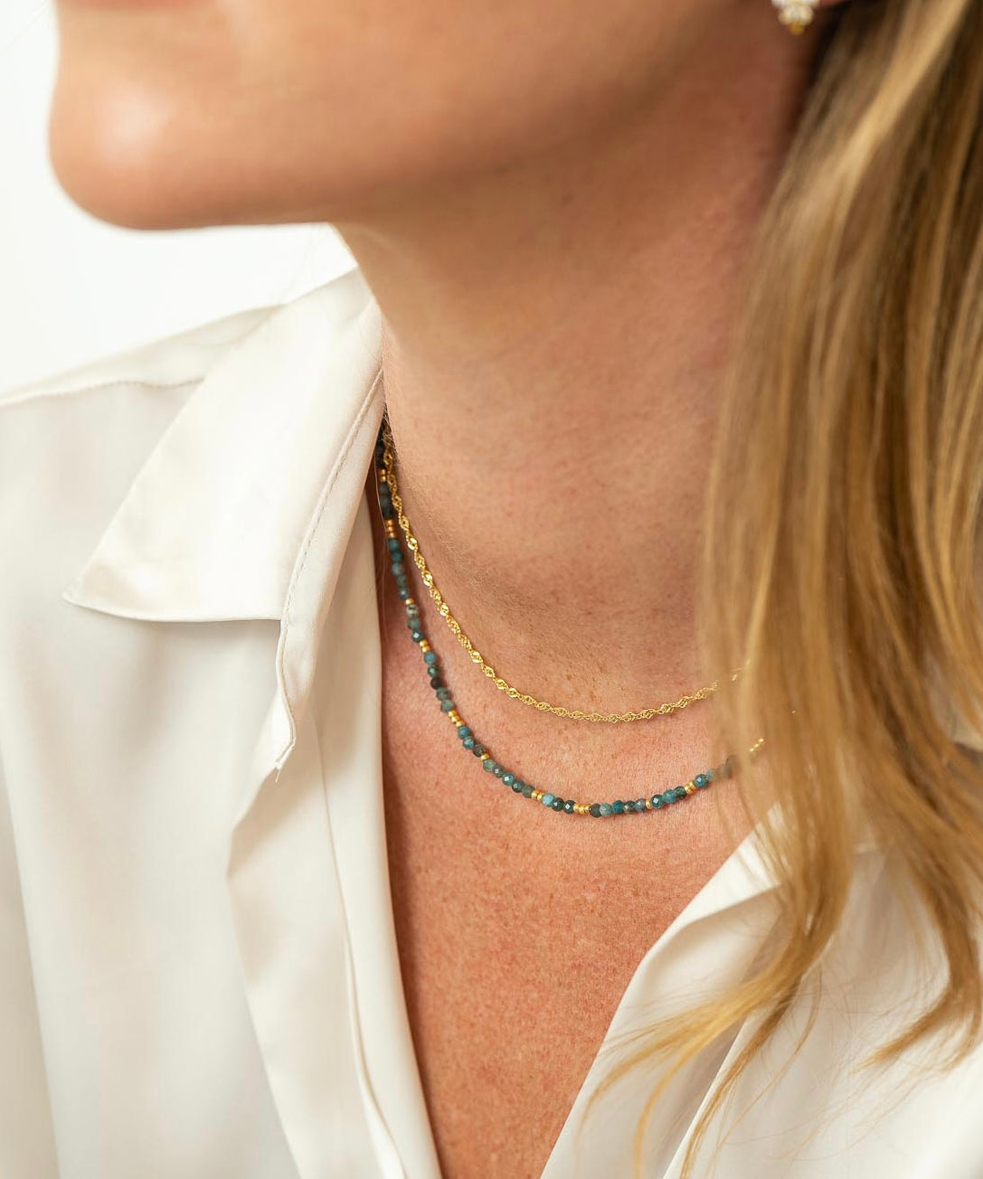 OCEANA necklace - apatite