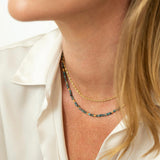 OCEANA necklace - apatite