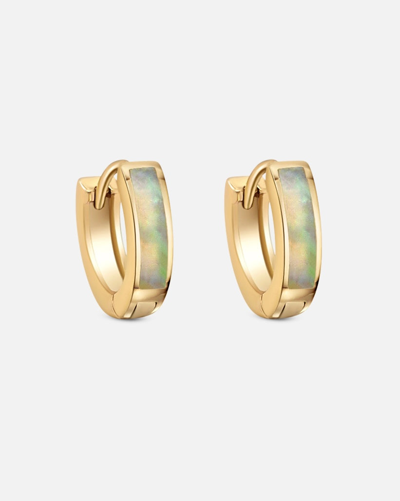 CARLA hoops - opal