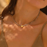 NERIDA necklace - mystic grey