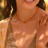 NERIDA necklace - orange