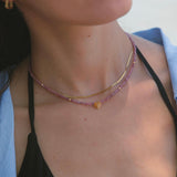 NERIDA necklace - pink