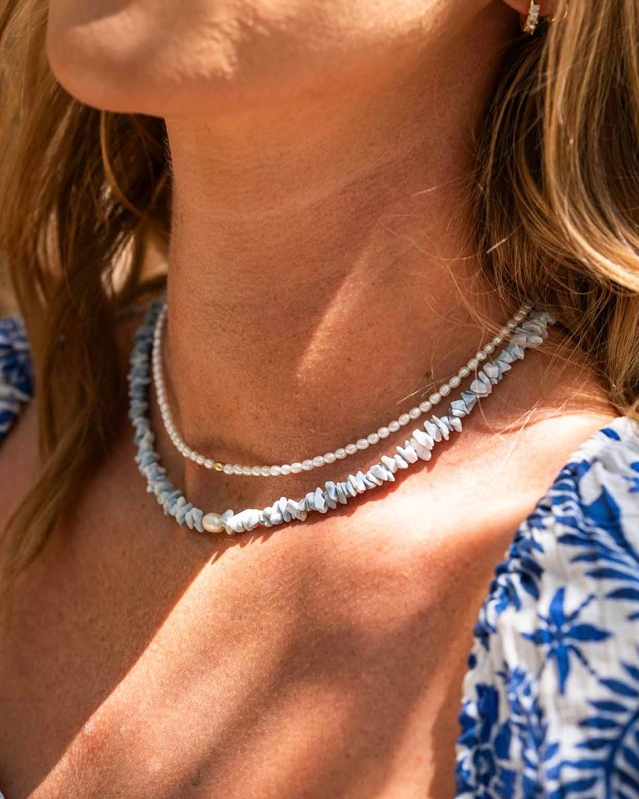 PLAYA Necklace - blue opal