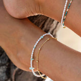 LAYLA anklet - turquoise