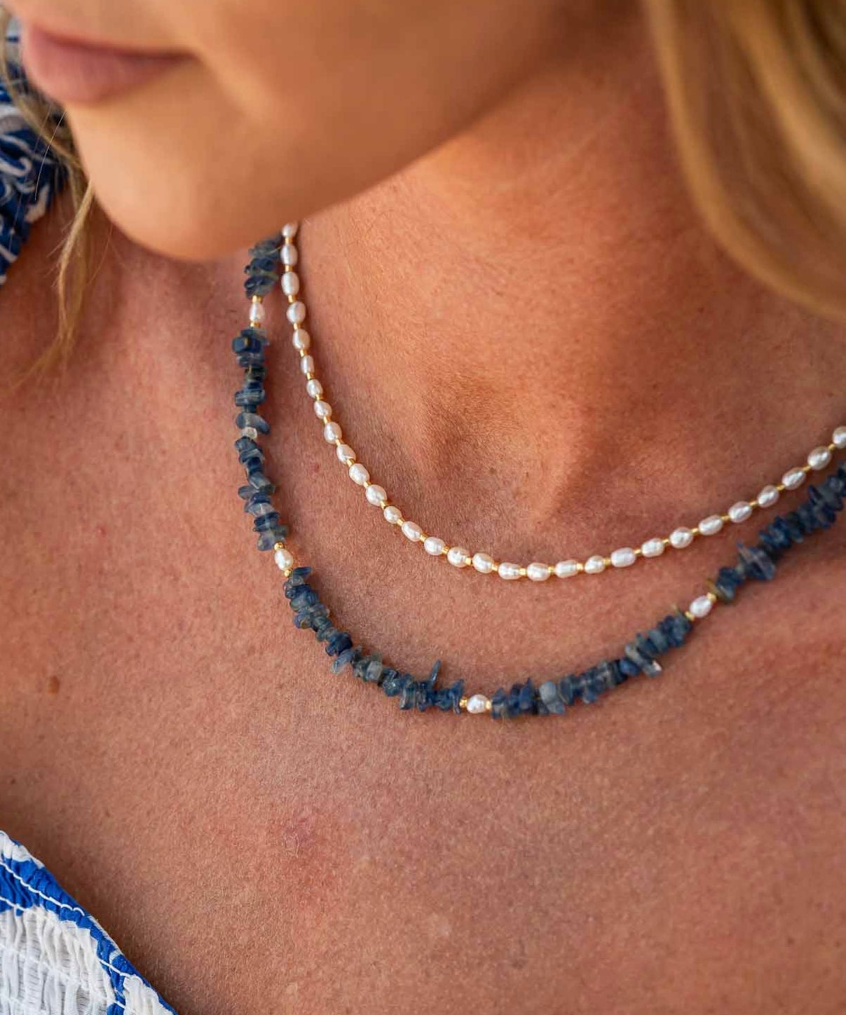 TIERRA necklace - blue