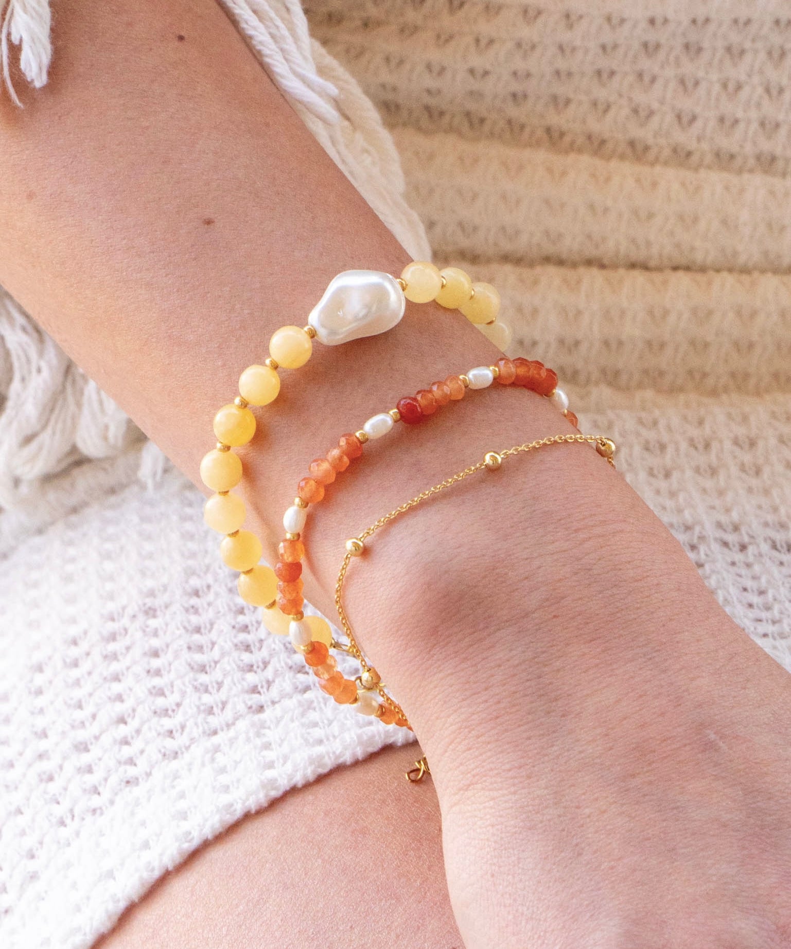 PALMA bracelet - orange