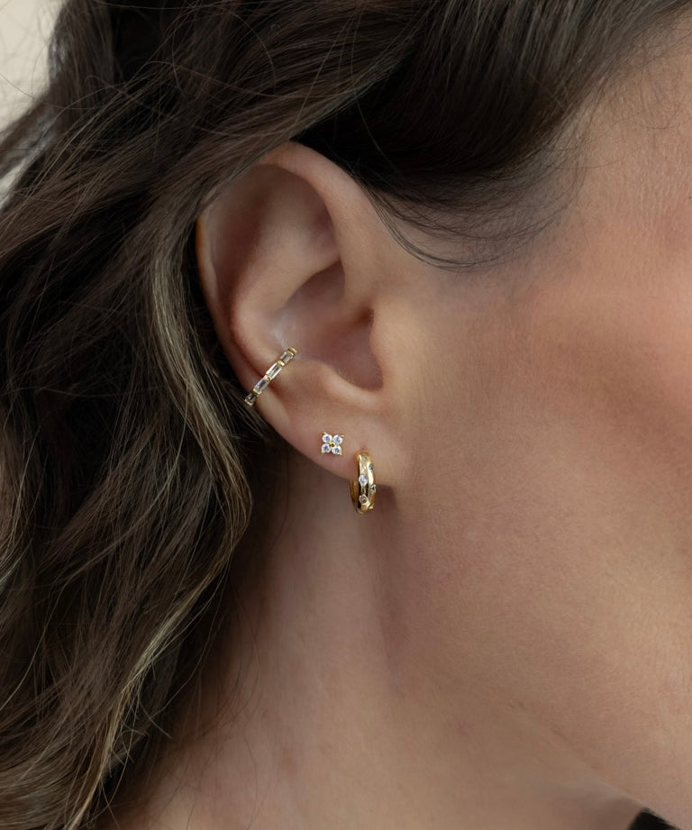 HANNAH studs - clear