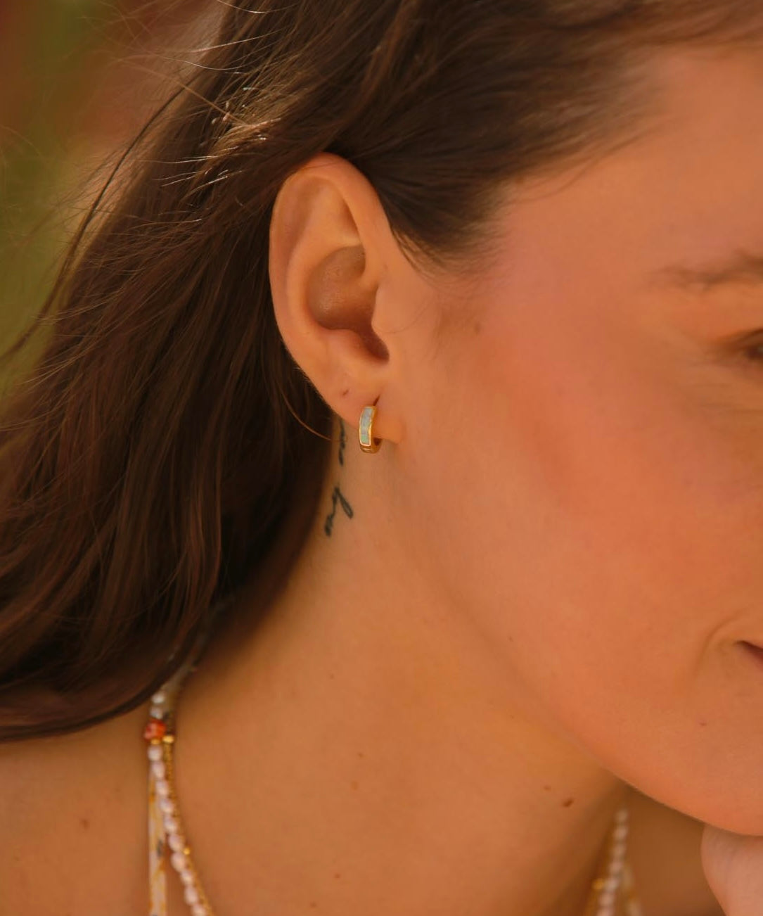 CARLA hoops - opal