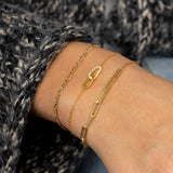 Figaro chain bracelet