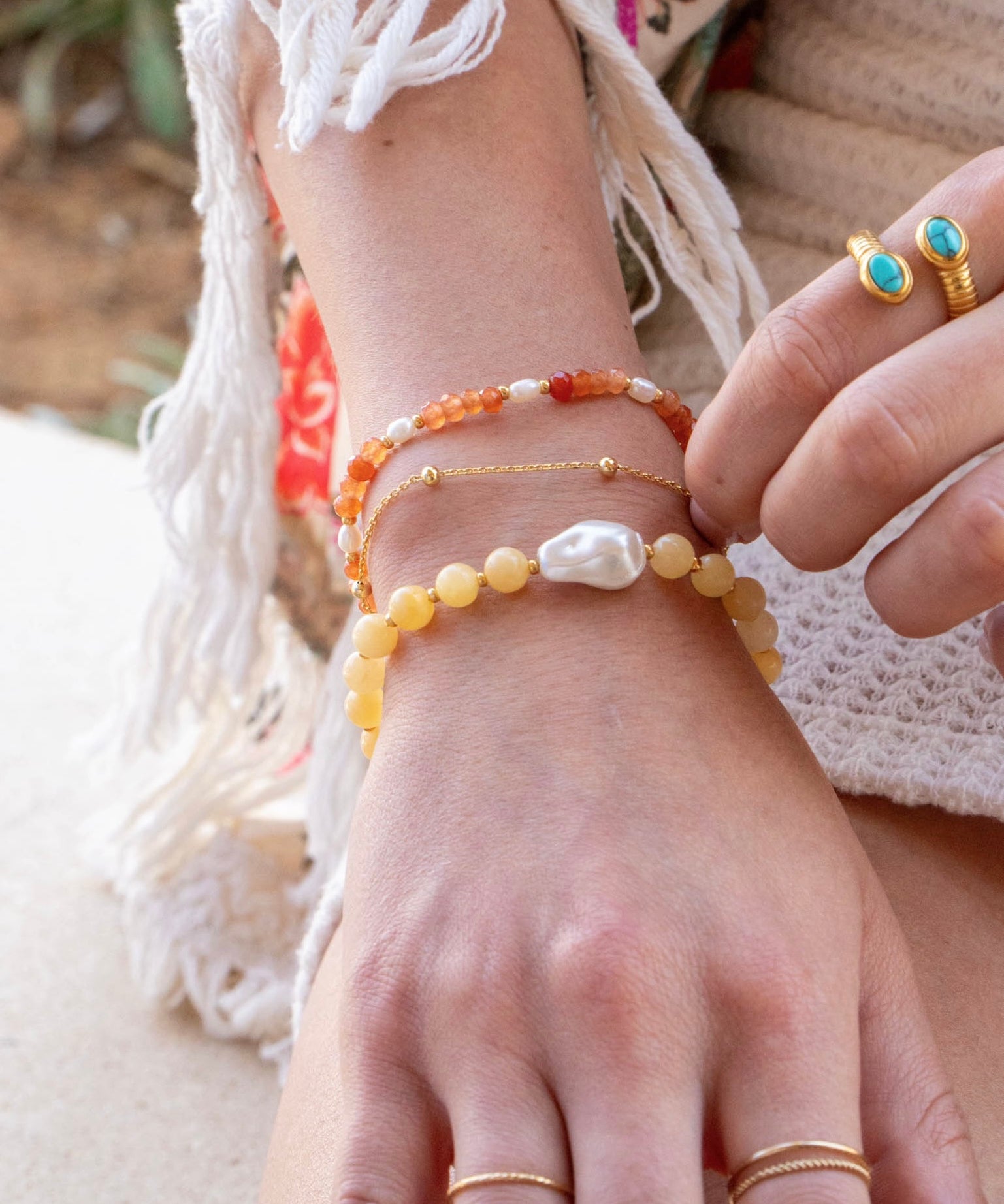 LAURA bracelet - yellow