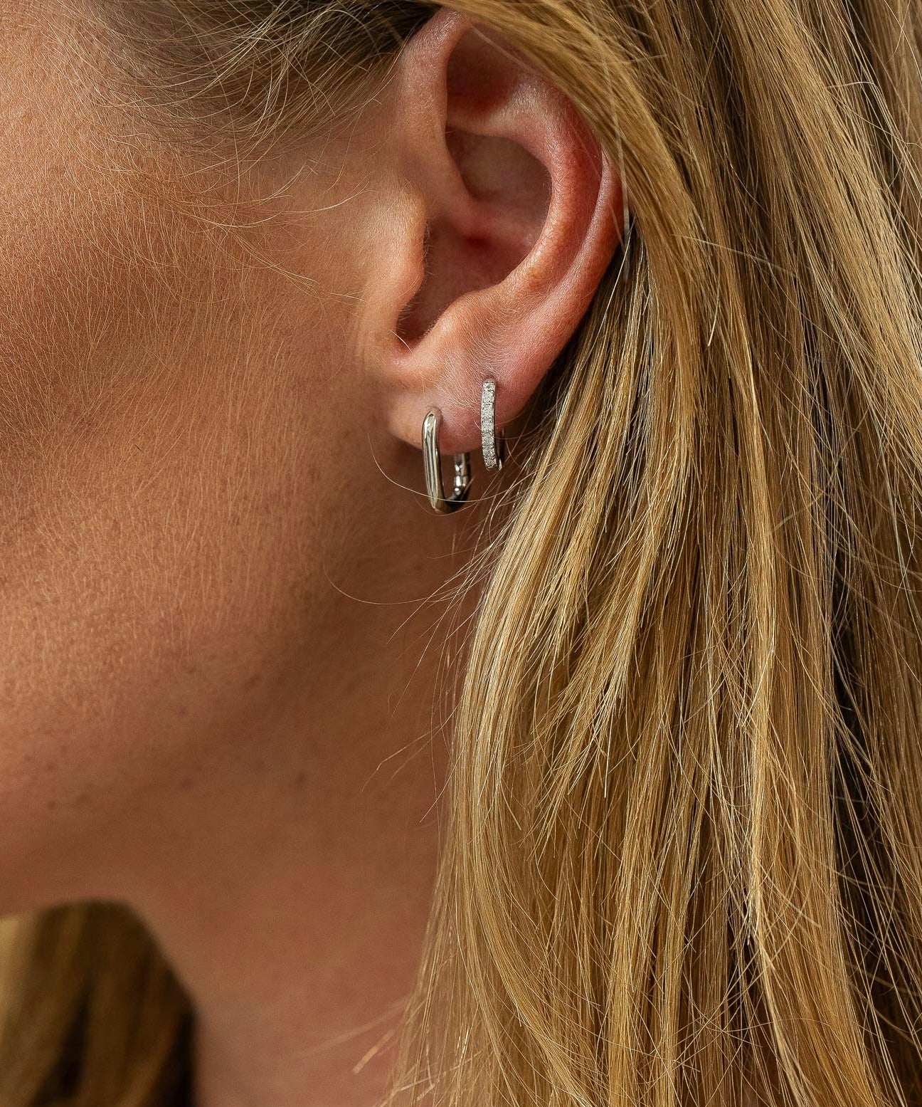 TILLY hoops silver