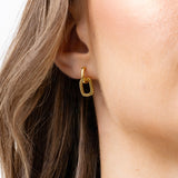 LINK hoops - gold
