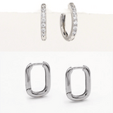 TILLY & BELINDA silver earrings set