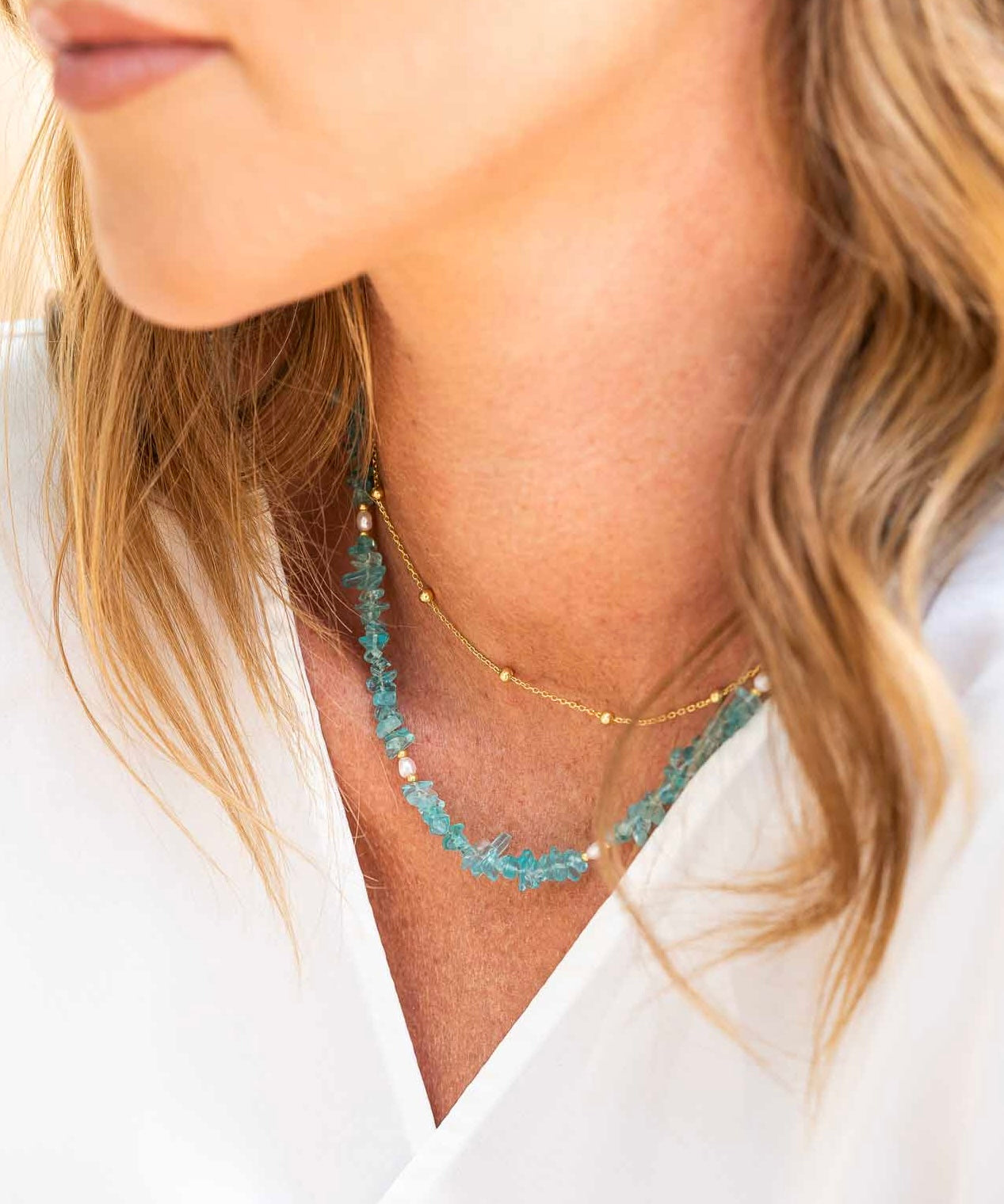 TIERRA necklace - ocean