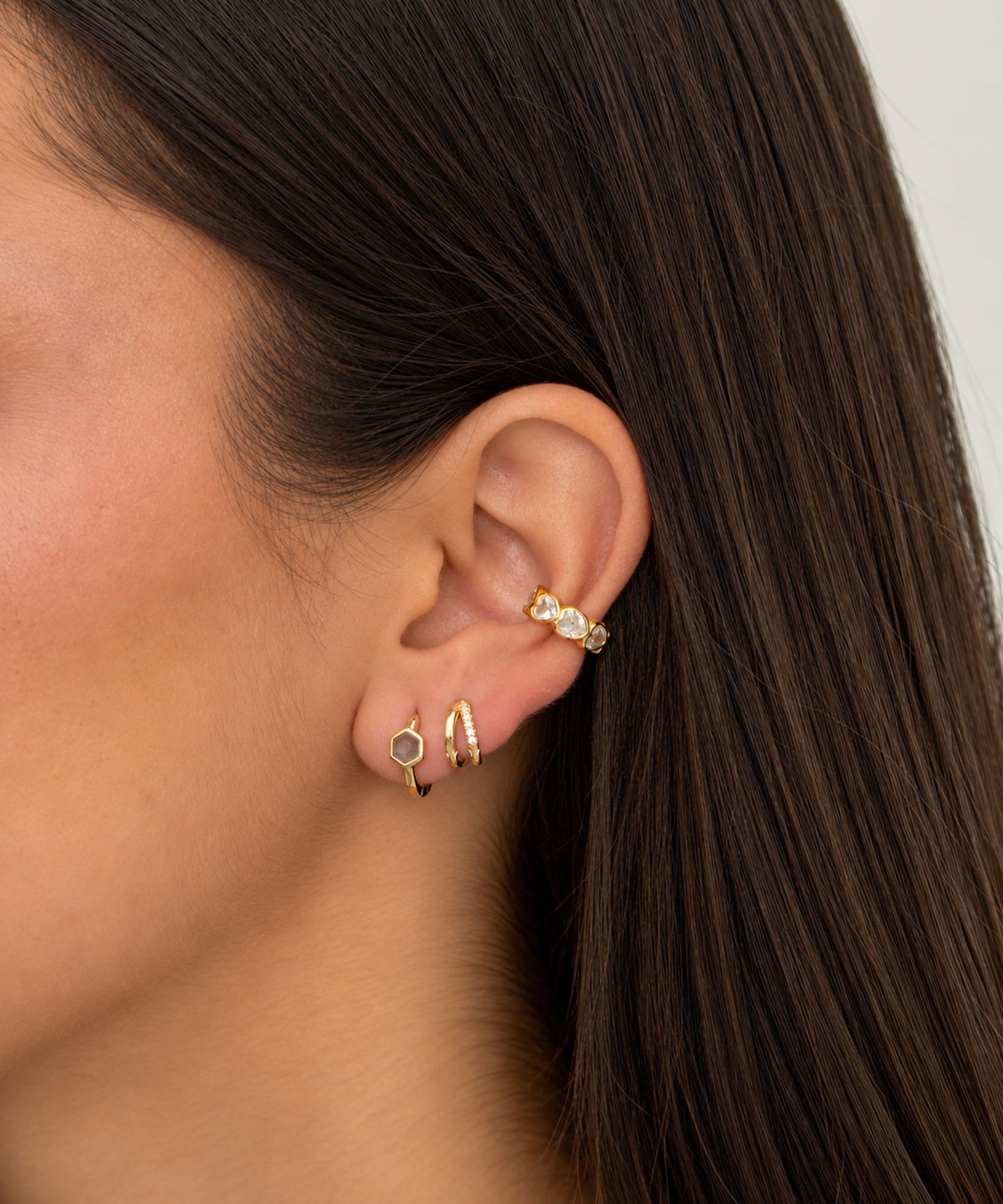 NIOMI hoops - ivory