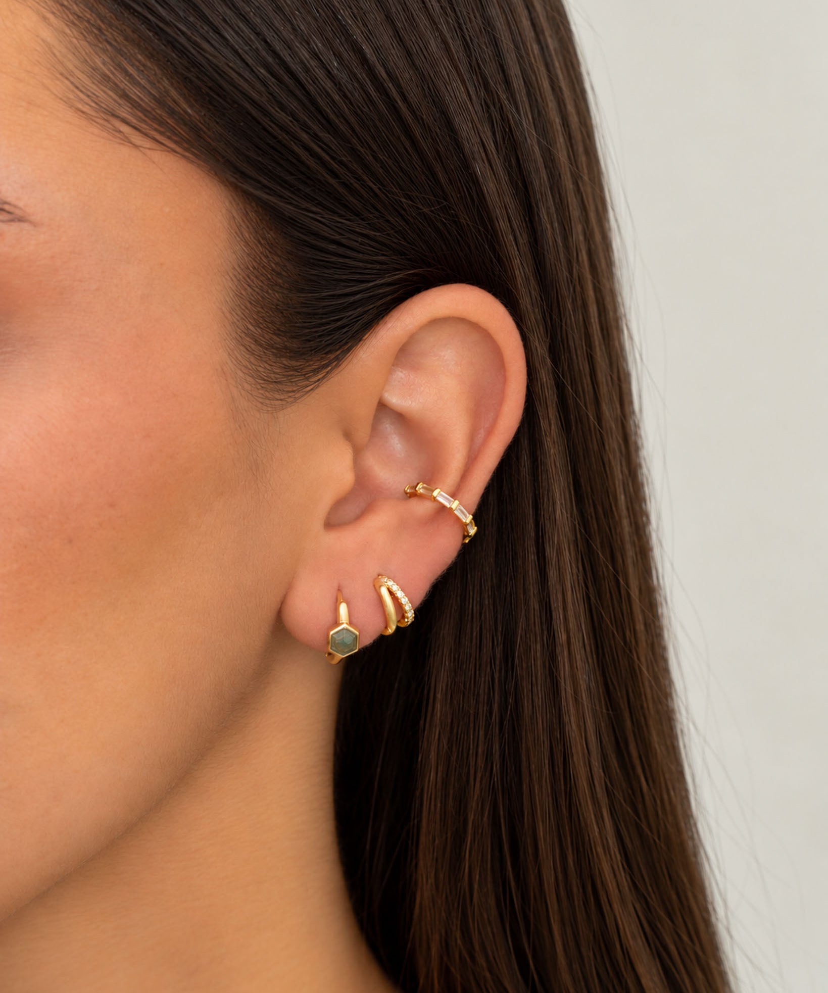 NIOMI hoops - forest green