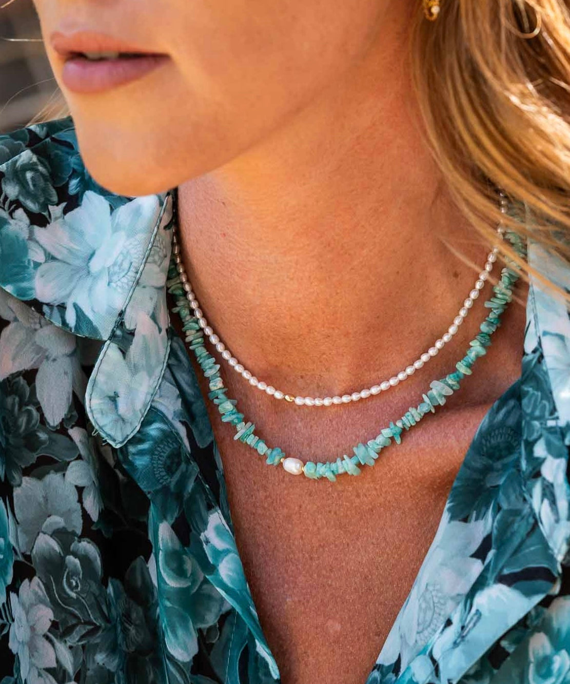 PLAYA Necklace - amazonite