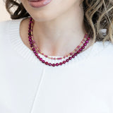 DENNI necklace - pink