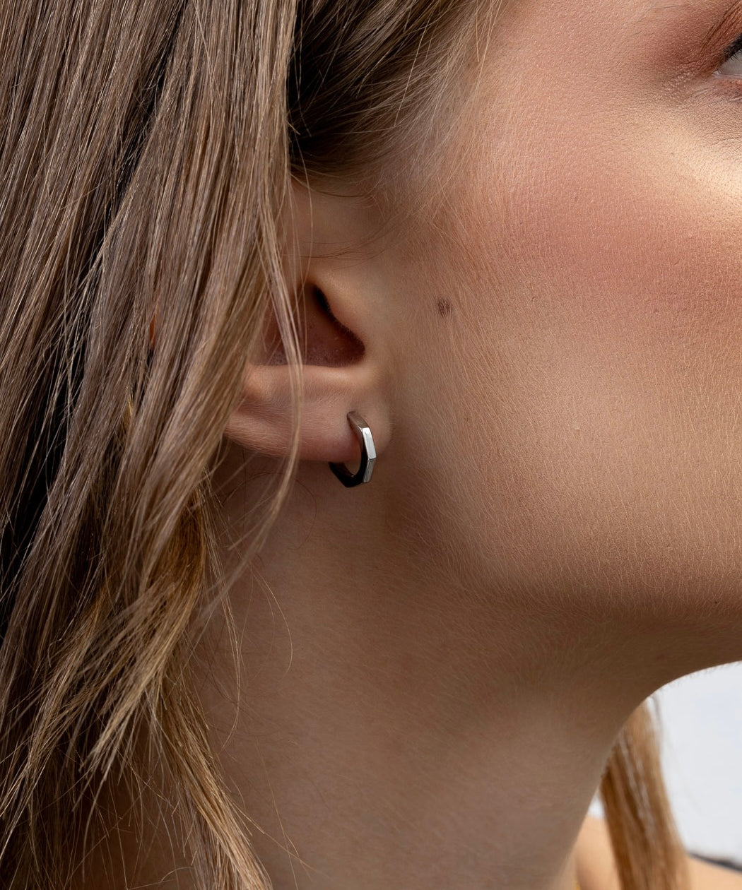 SADIE hoops - silver