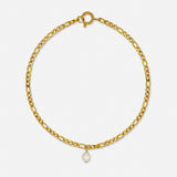 THEA anklet - single pearl