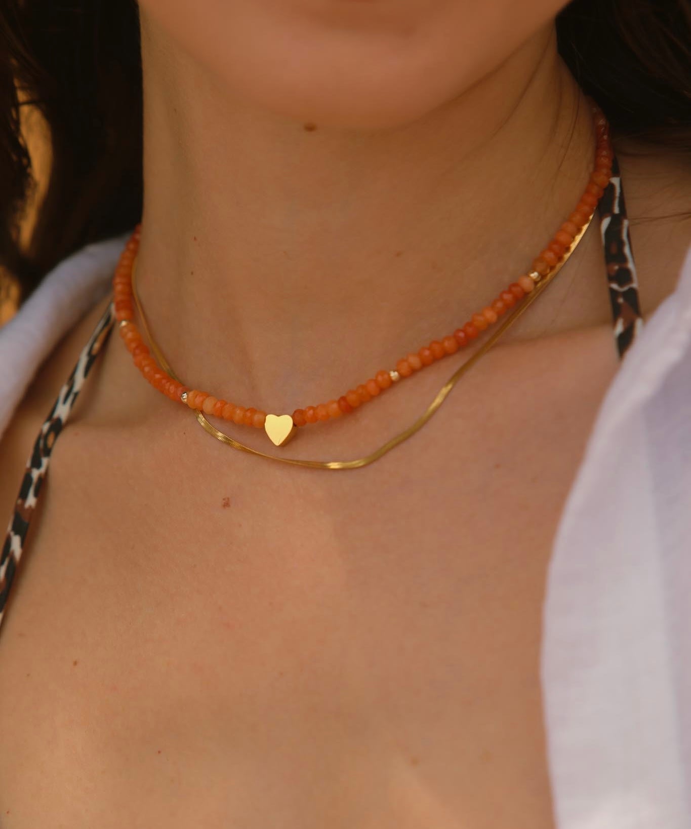 NERIDA necklace - orange