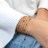 Figaro chain bracelet