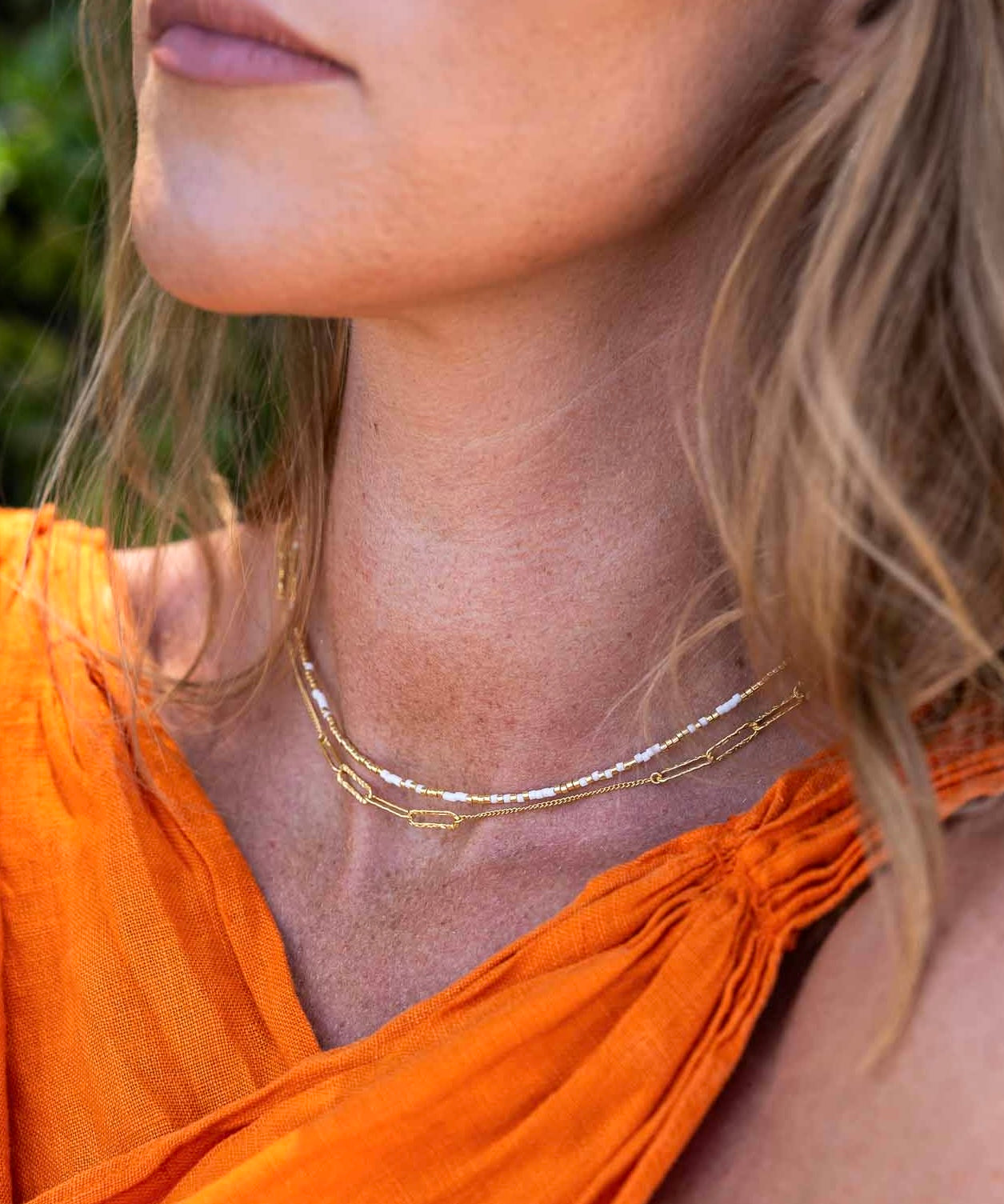 MAYA necklace - white