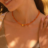 NERIDA necklace - orange