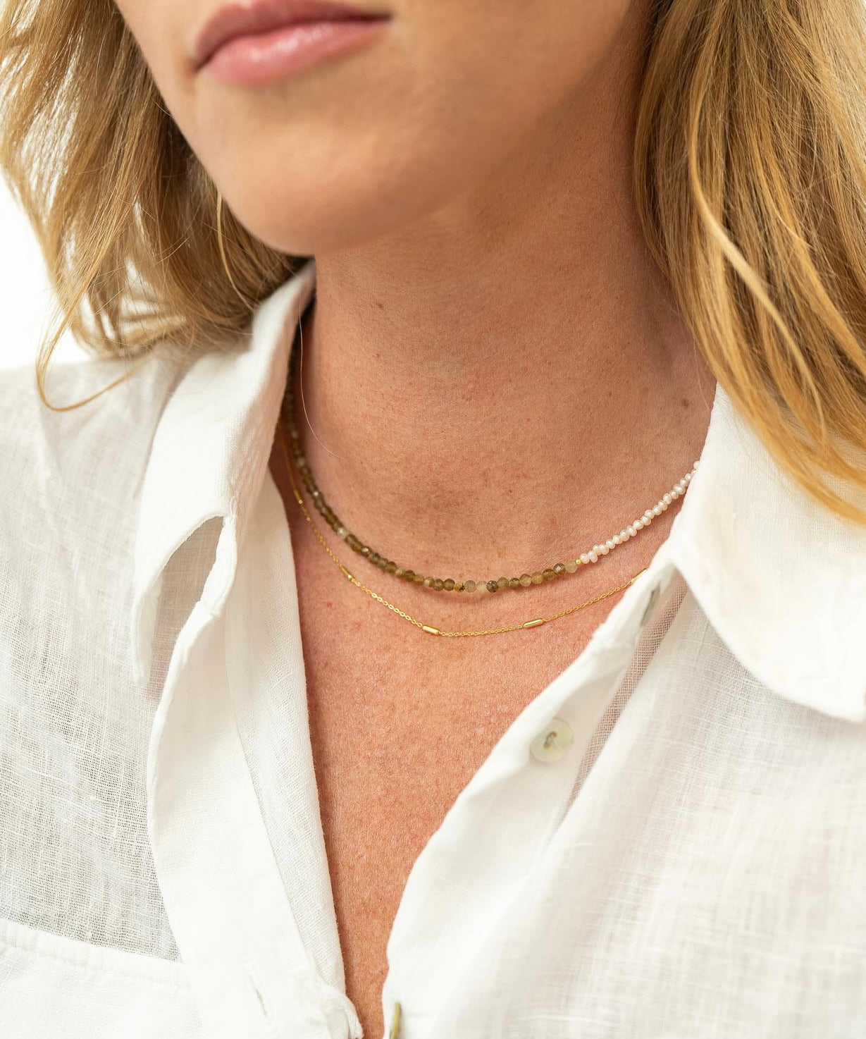 KALANI necklace - labradorite