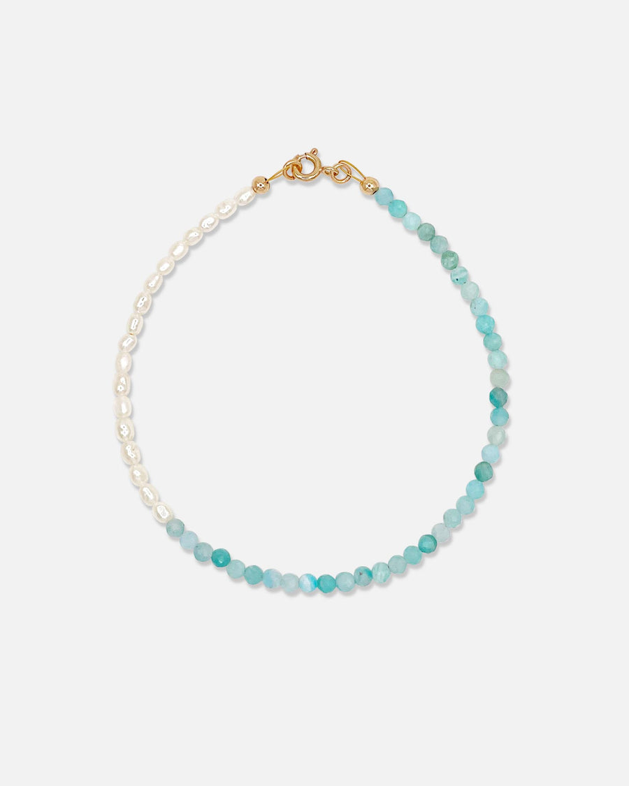 JADE anklet - turquoise