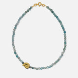 CLARA anklet - aqua
