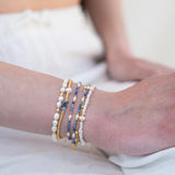 PALMA bracelet - blueberry