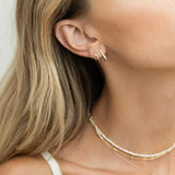 SPARKLY LANI gold huggies